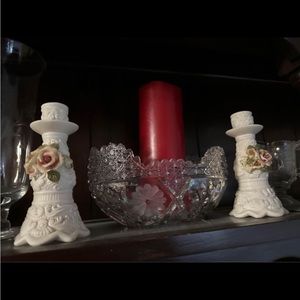 2 Gorgeous candlesticks - pair used once